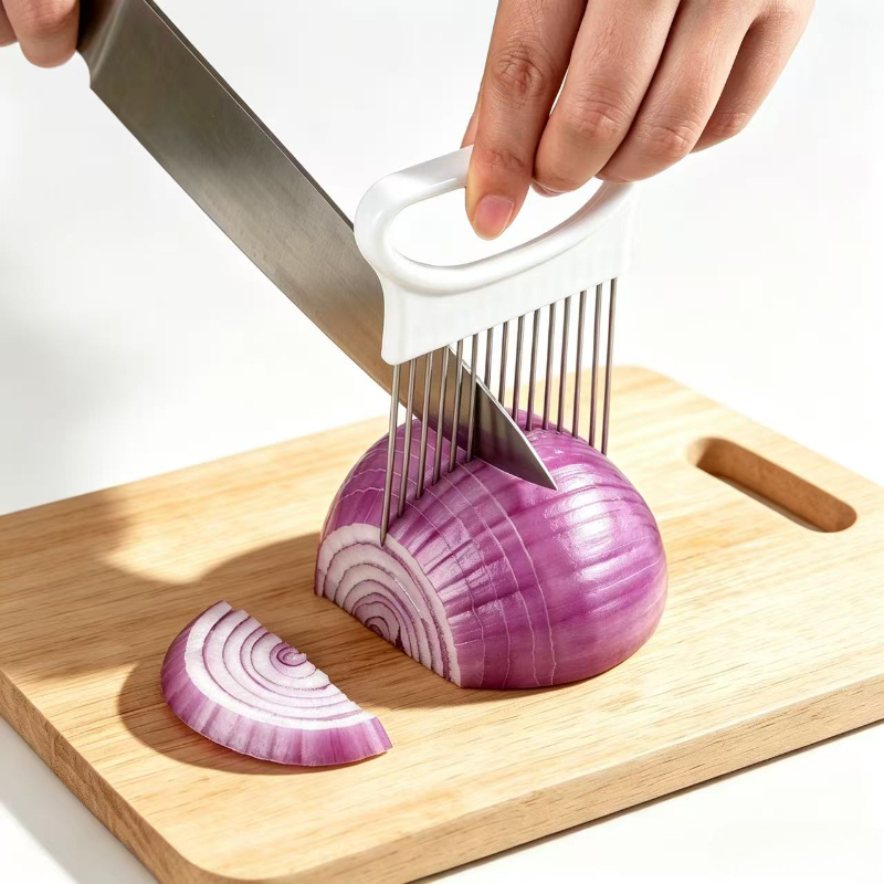 Onion Holder Slicer - Potong Bawang dengan Mudah Menggunakan Alat