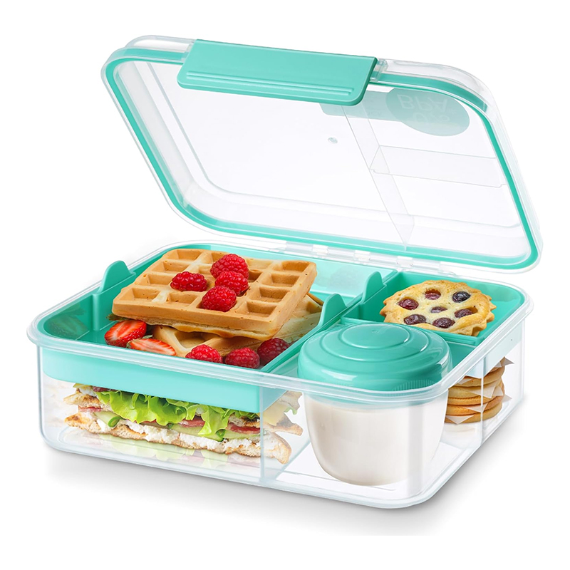 Meal Prep Menu - Kotak Makan Bento 4 Kompartemen Anti