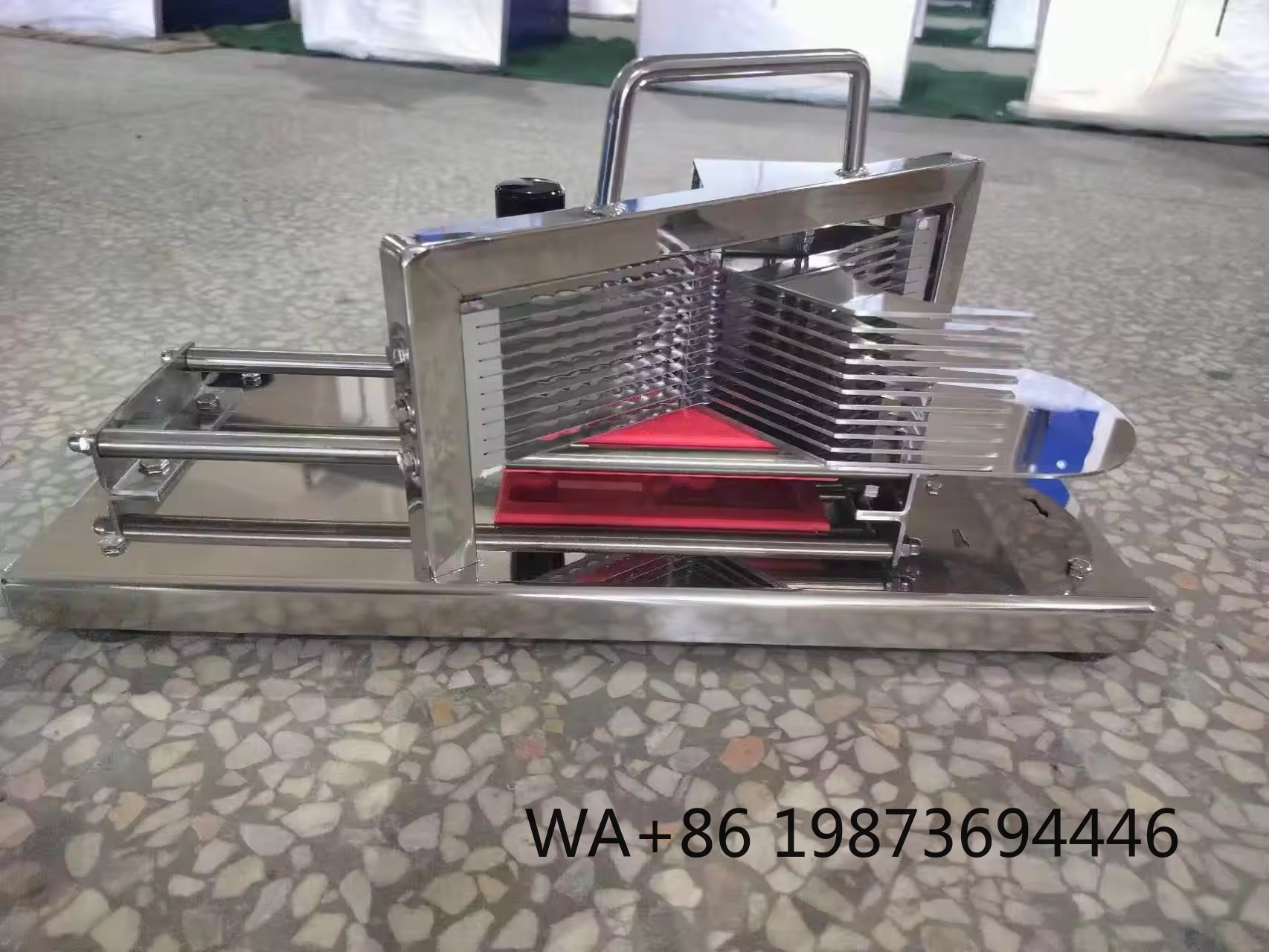 Onion Holder Slicer - Pemotong Tomat Manual dari Baja Tahan