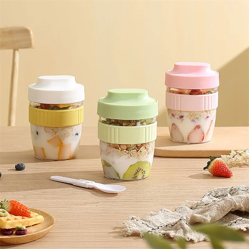 Meal Prep Yogurt - Cangkir sarapan portabel 480/570ml, cangkir Salad