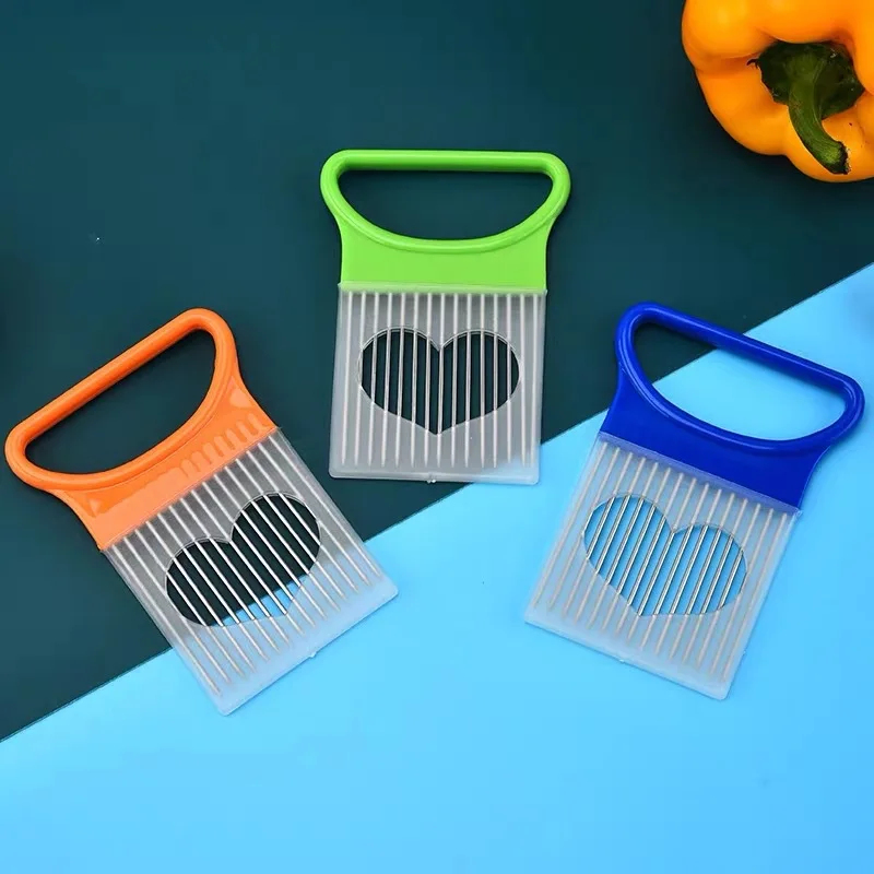 Onion Holder Slicer - 1-3 Buah Alat Pengiris Bawang Tanpa