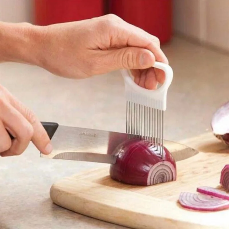 Onion Holder Slicer - Potong Bawang dengan Mudah Menggunakan Alat