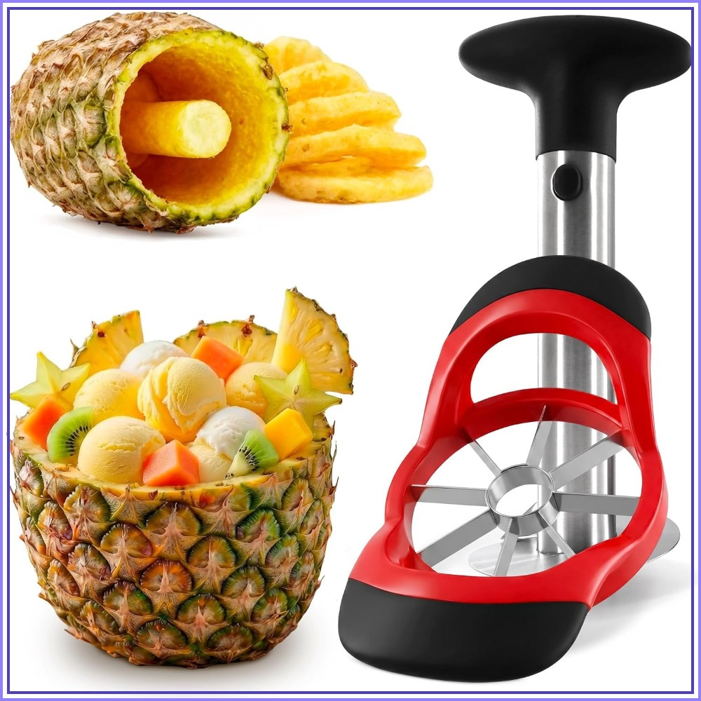 Pineapple Corer Slicer - Alat Pengupas dan Pemotong Nanas dari