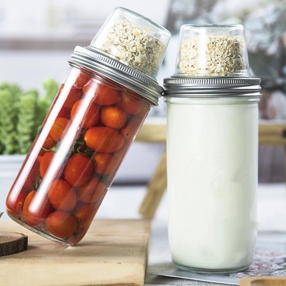 Gelas Parfait Yogurt Dua Lapis - Meal Prep Yogurt ulasan dan harga