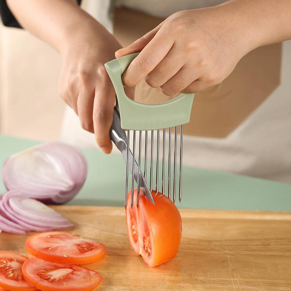 Alat Pengiris Sayuran, Penyang - Onion Holder Slicer ulasan dan harga