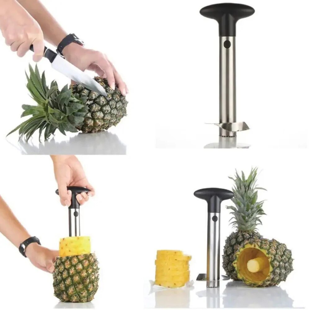 Alat Pengupas, Pengambil Inti, - Pineapple Corer Slicer ulasan dan harga