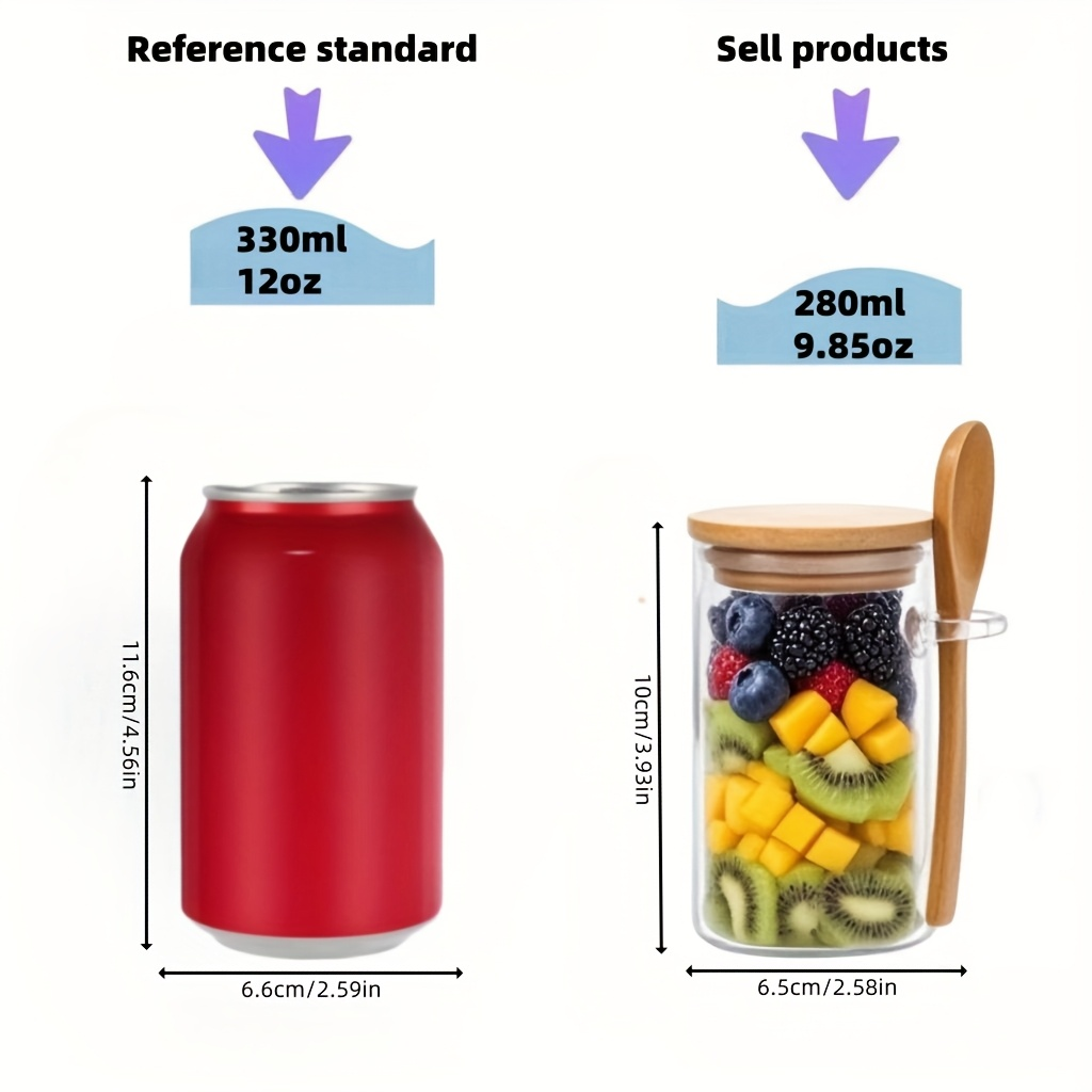 4/8/12 Buah, Cangkir Sarapan O - Meal Prep Yogurt ulasan dan harga