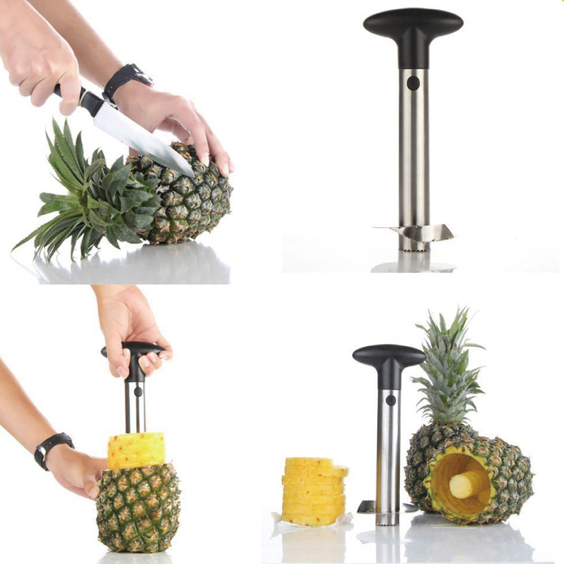 1 buah Aksesori alat pengupas  - Pineapple Corer Slicer ulasan dan harga