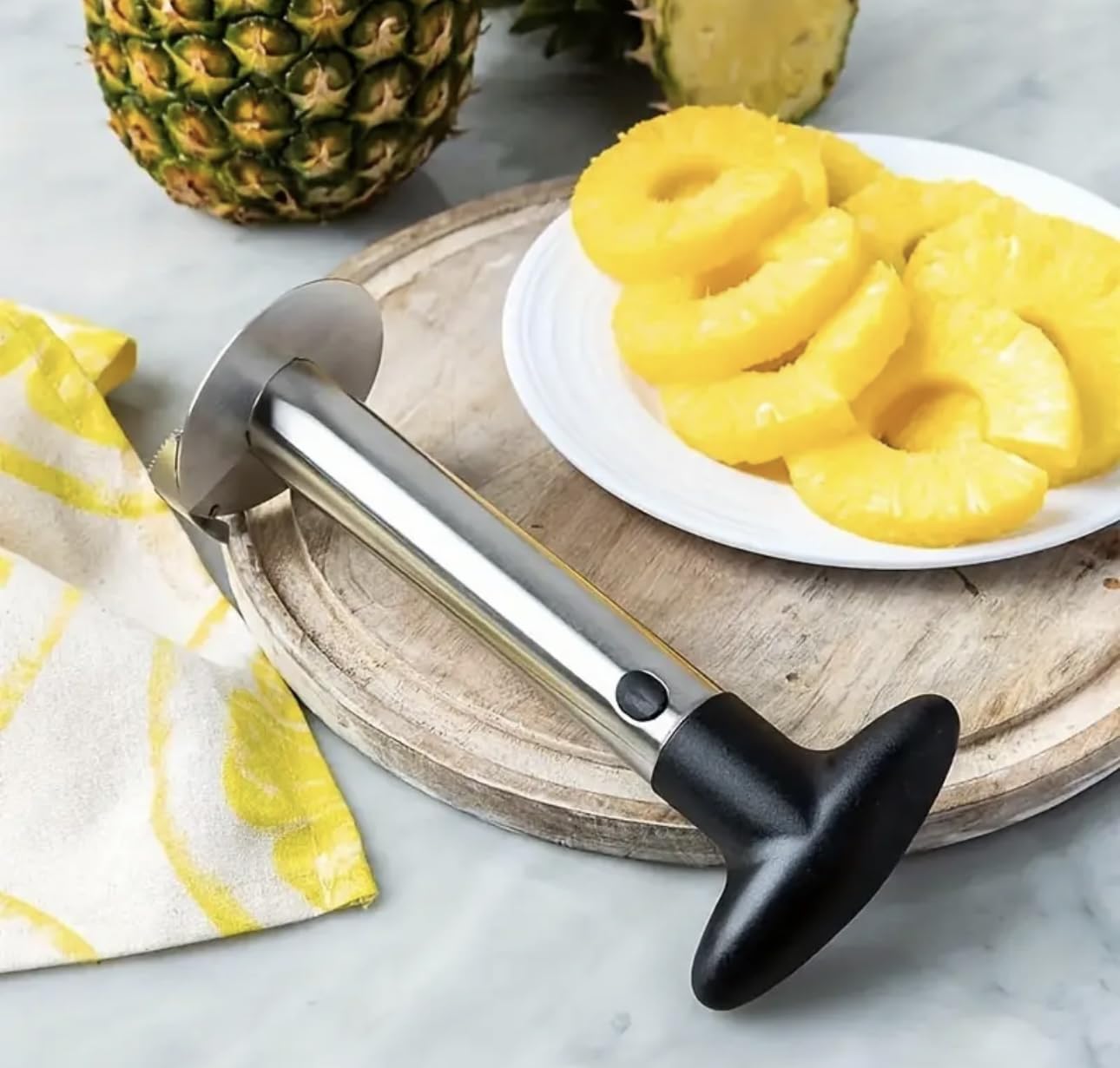 Pemotong dan Pengupas Nanas He - Pineapple Corer Slicer ulasan dan harga