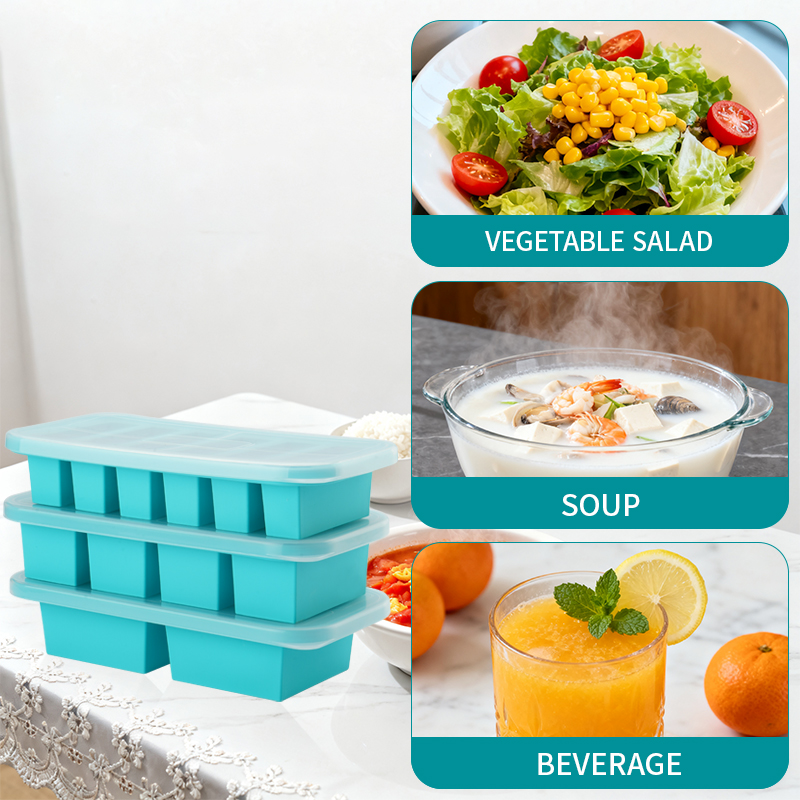 Cetakan Baki Beku Silikon 2 at - Meal Prep Menu ulasan dan harga