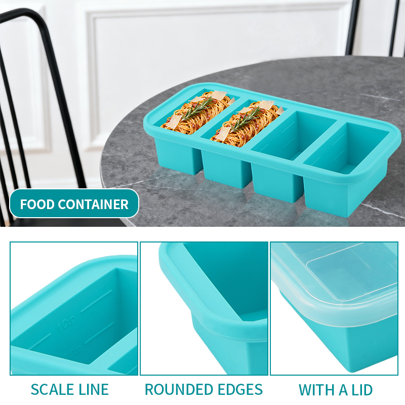 Cetakan Baki Beku Silikon 2 at - Meal Prep Menu ulasan dan harga