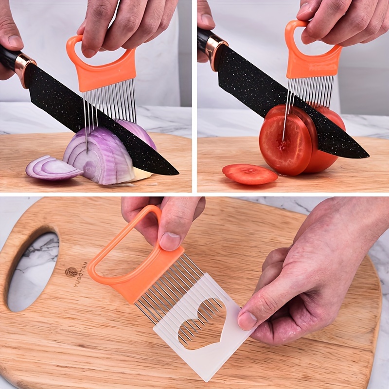 Alat pengiris bawang, aksesori - Onion Holder Slicer ulasan dan harga
