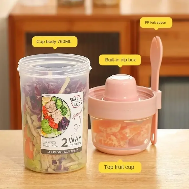 JUSTINLAU Cangkir Salad Pengur - Meal Prep Yogurt ulasan dan harga