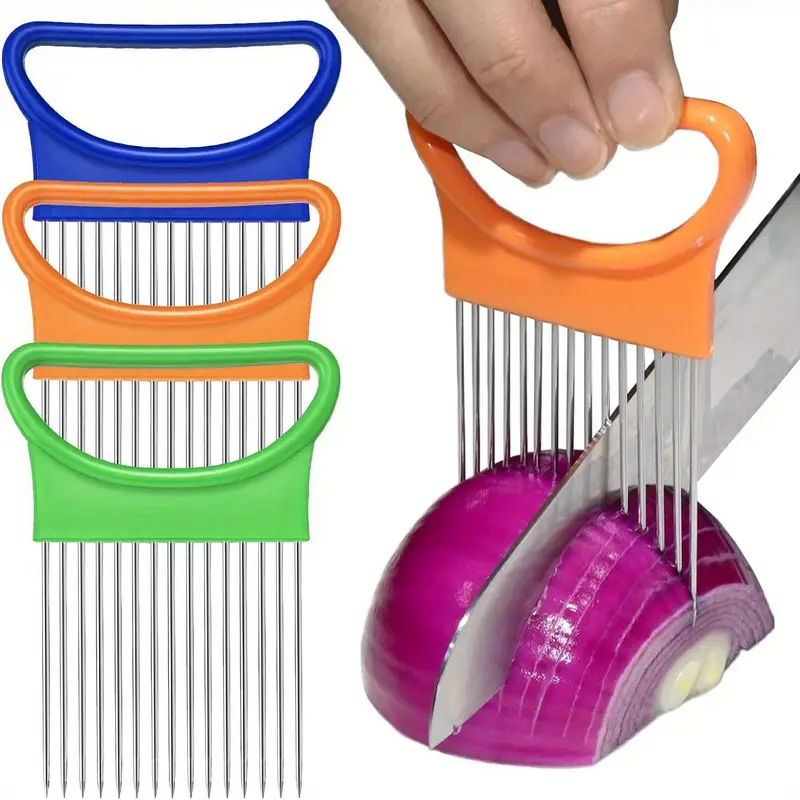 Alat Dapur 4-in-1 Magic Onion  - Onion Holder Slicer ulasan dan harga