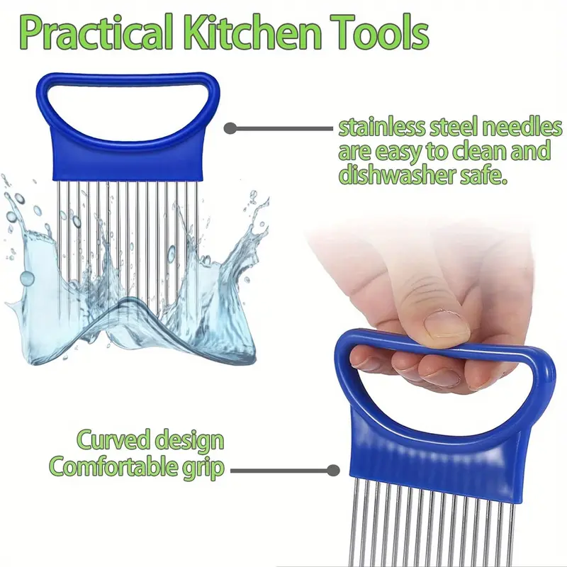 Alat Dapur 4-in-1 Magic Onion  - Onion Holder Slicer ulasan dan harga