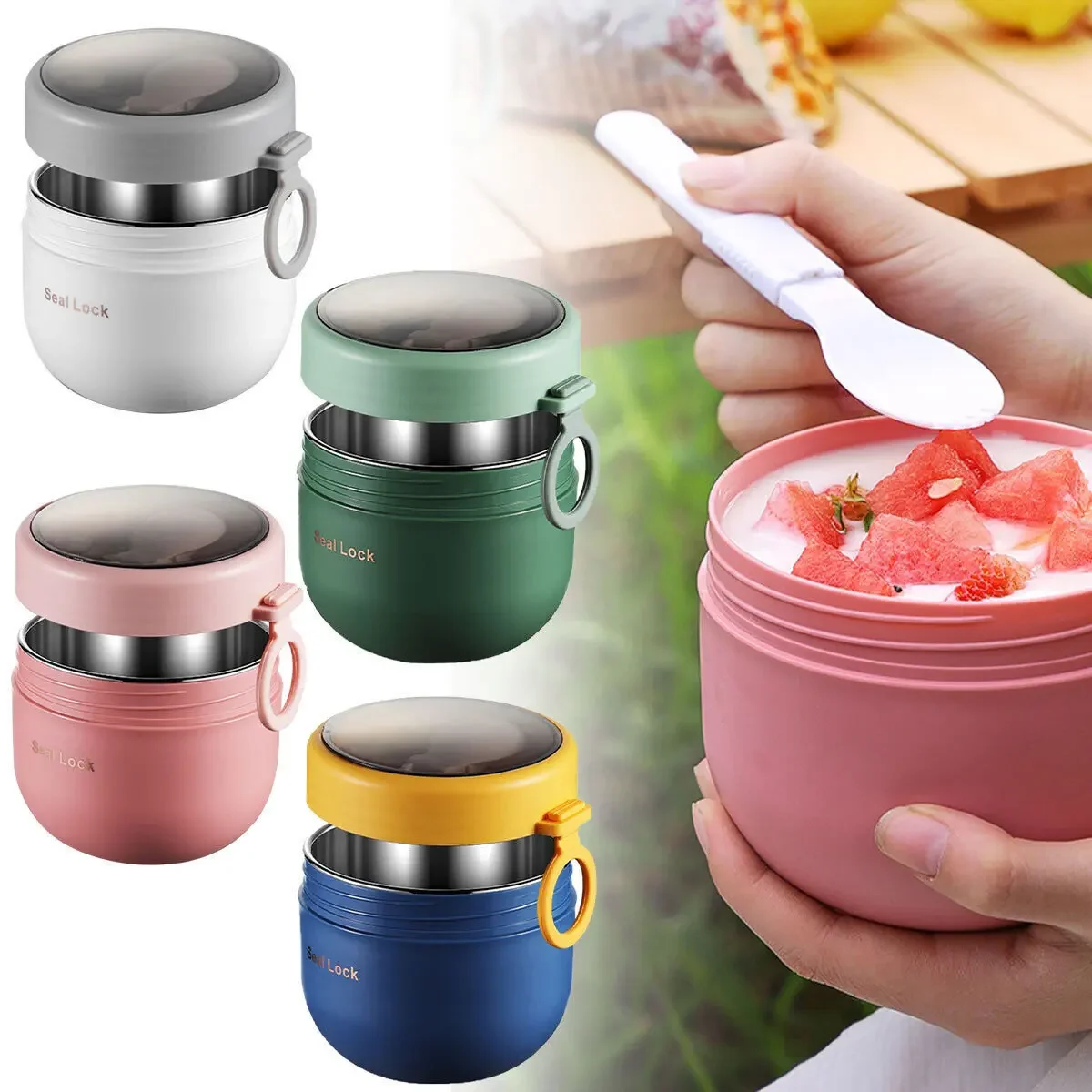 600Ml/800Ml Cangkir Sarapan de - Meal Prep Yogurt ulasan dan harga