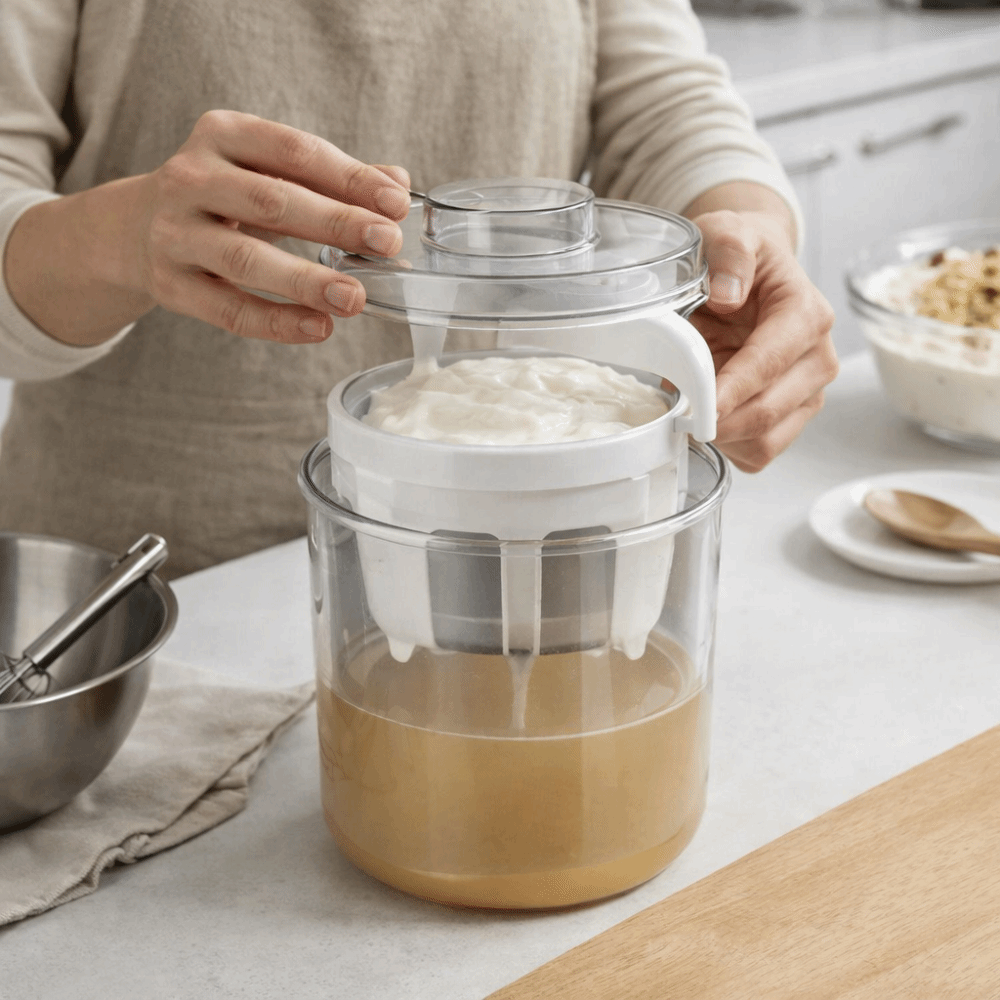 Saringan Yogurt Stainless Stee - Meal Prep Yogurt ulasan dan harga