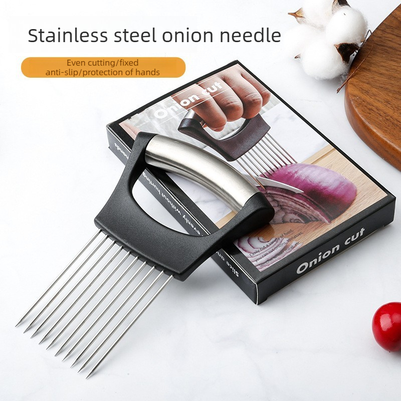 Untuk Alat Pengiris Bawang Sta - Onion Holder Slicer ulasan dan harga