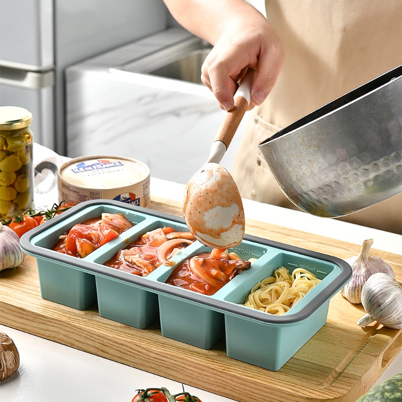 1pc Wadah Beku Silikon dengan  - Meal Prep Menu ulasan dan harga
