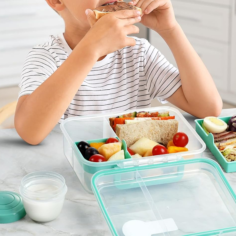 Kotak Makan Bento 4 Komparteme - Meal Prep Menu ulasan dan harga