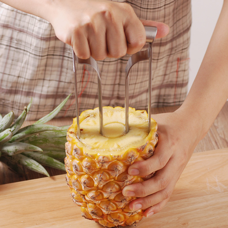 Pemotong Pengupas Nanas Baja T - Pineapple Corer Slicer ulasan dan harga